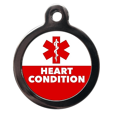 Heart Condition Medical Dog ID Tag